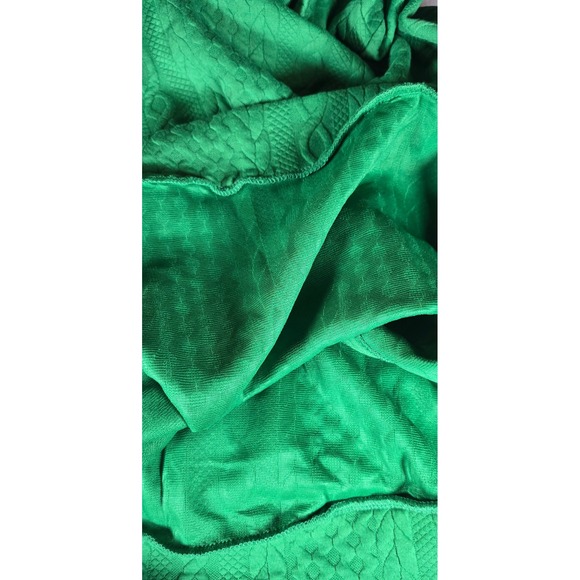 Fashion Cable Knit Textured Sweatshirt Womens 2XL Green NEW Side Button Detail - Picture 5 of 8